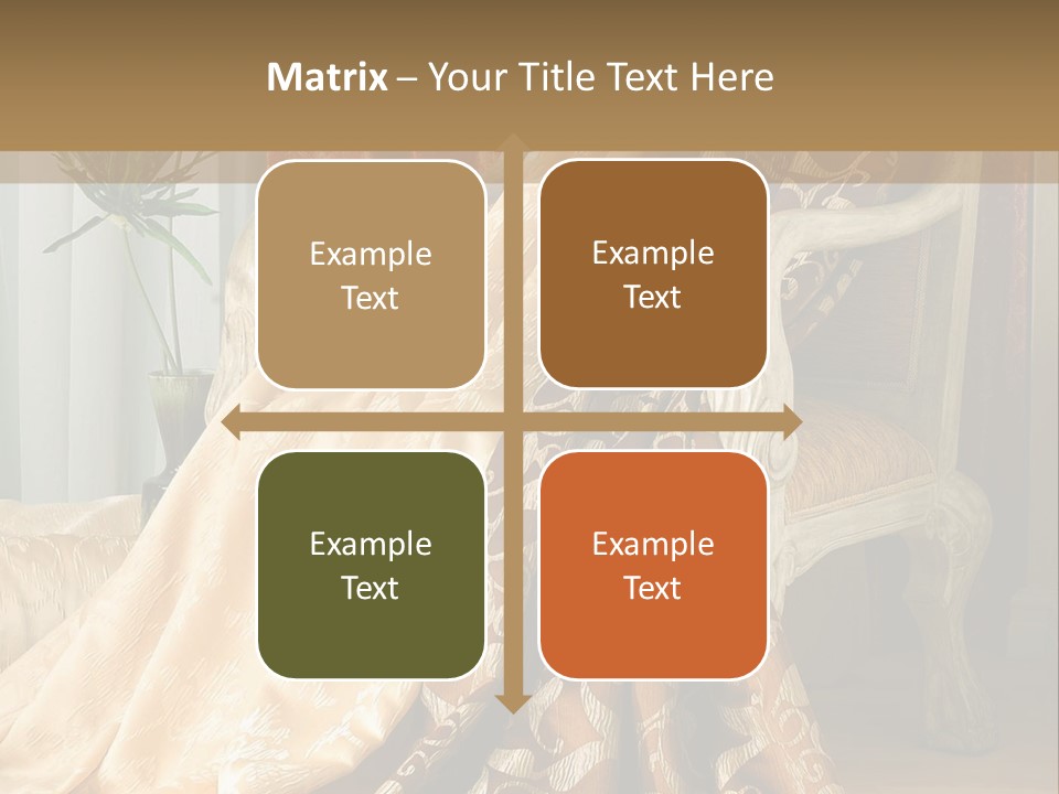 Wrinkled Rough Material PowerPoint Template