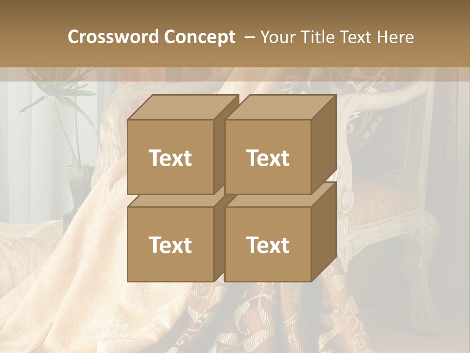Wrinkled Rough Material PowerPoint Template