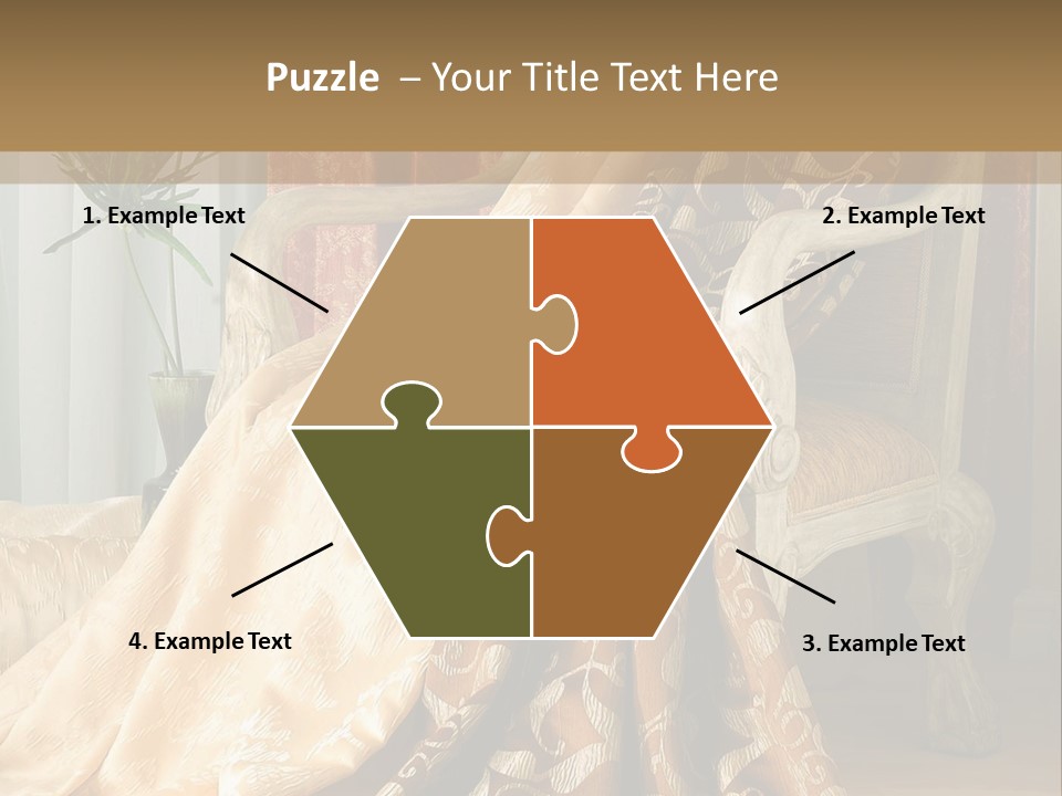 Wrinkled Rough Material PowerPoint Template