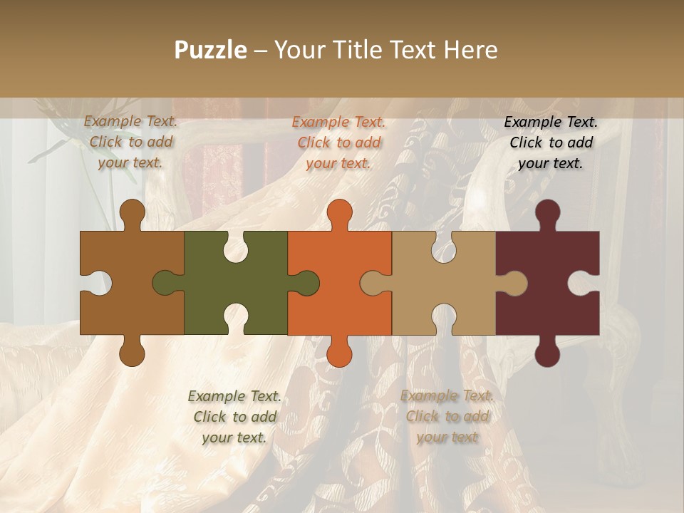 Wrinkled Rough Material PowerPoint Template