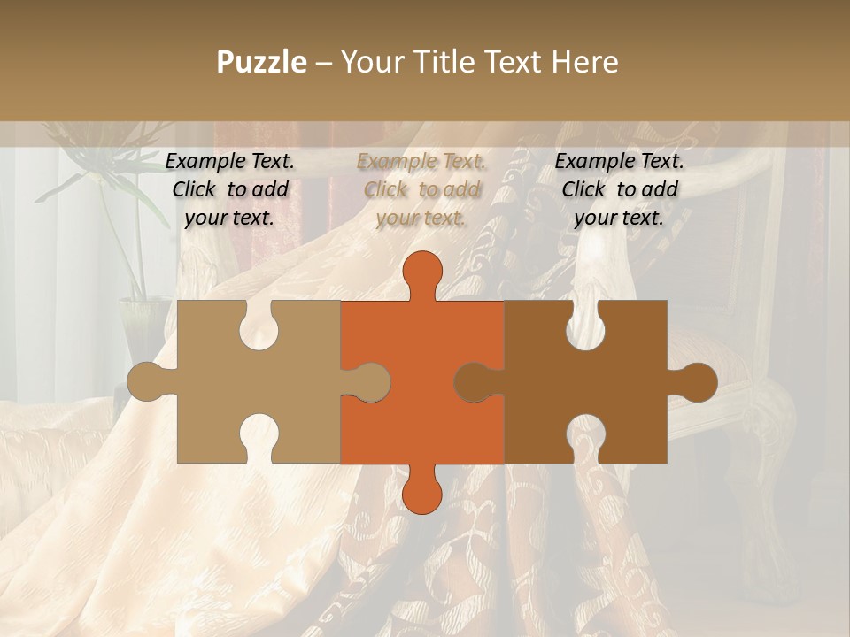 Wrinkled Rough Material PowerPoint Template