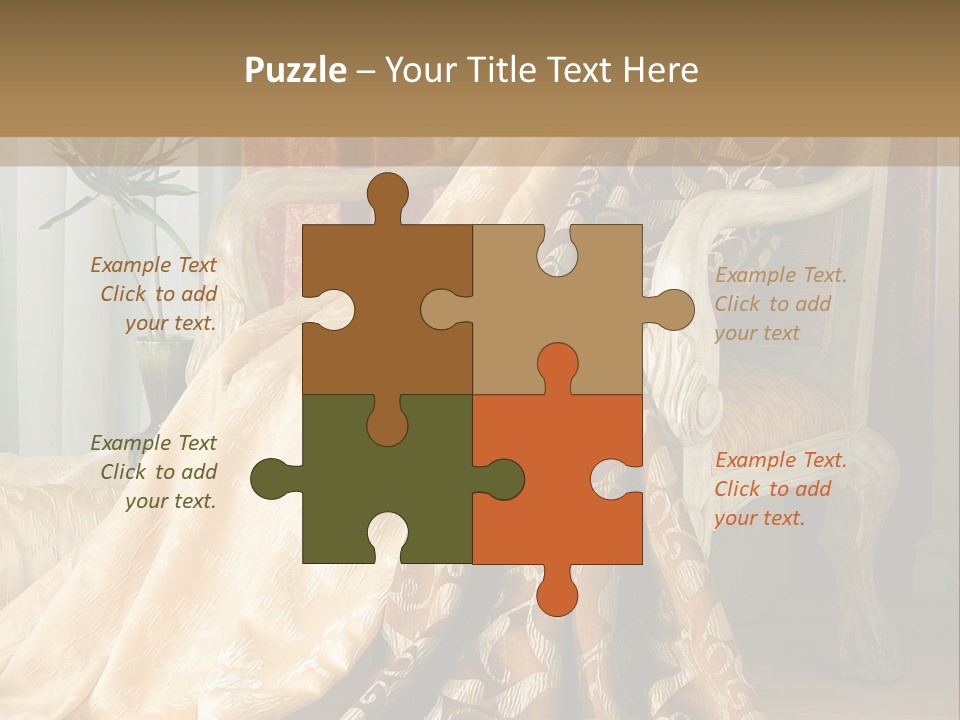 Wrinkled Rough Material PowerPoint Template