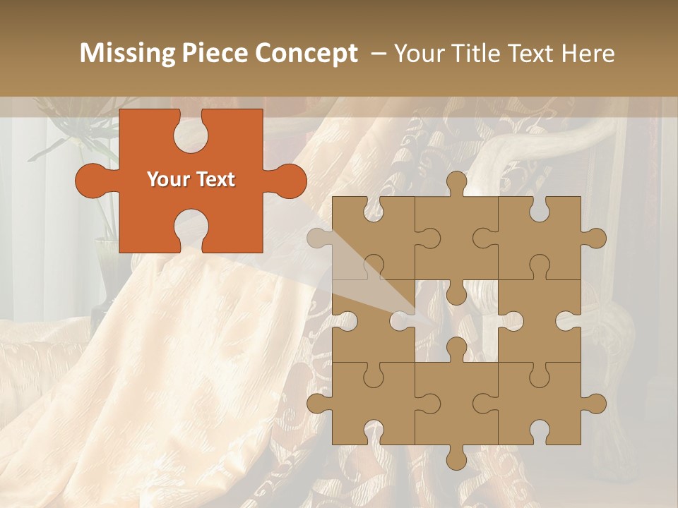 Wrinkled Rough Material PowerPoint Template