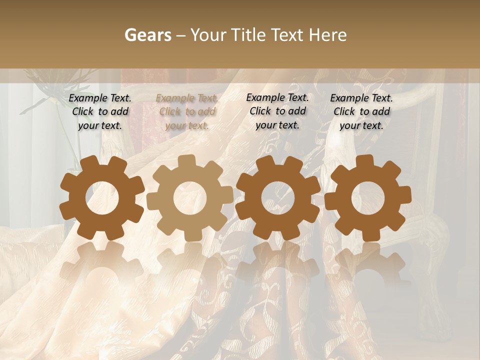 Wrinkled Rough Material PowerPoint Template