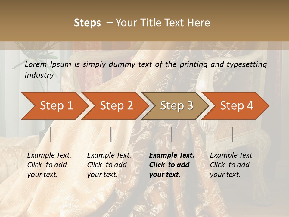 Wrinkled Rough Material PowerPoint Template