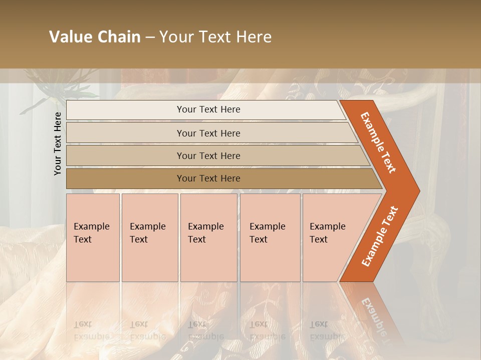Wrinkled Rough Material PowerPoint Template