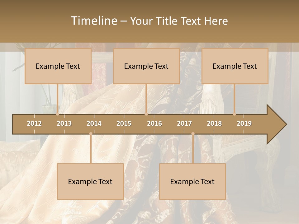 Wrinkled Rough Material PowerPoint Template