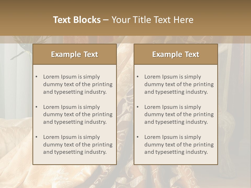Wrinkled Rough Material PowerPoint Template