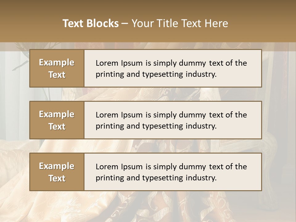 Wrinkled Rough Material PowerPoint Template