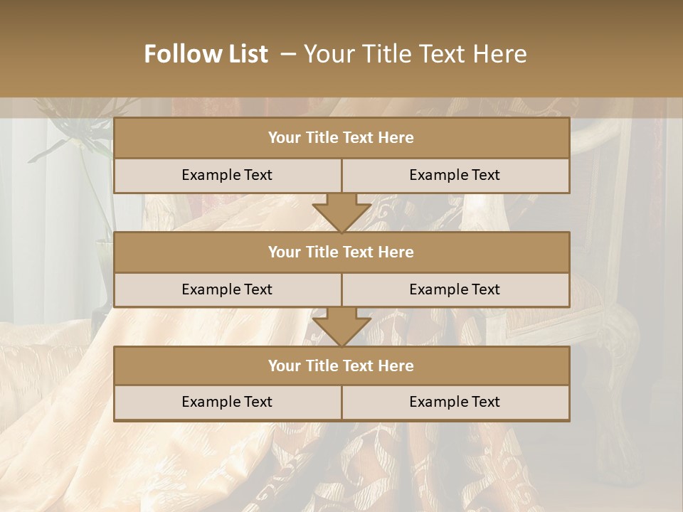 Wrinkled Rough Material PowerPoint Template