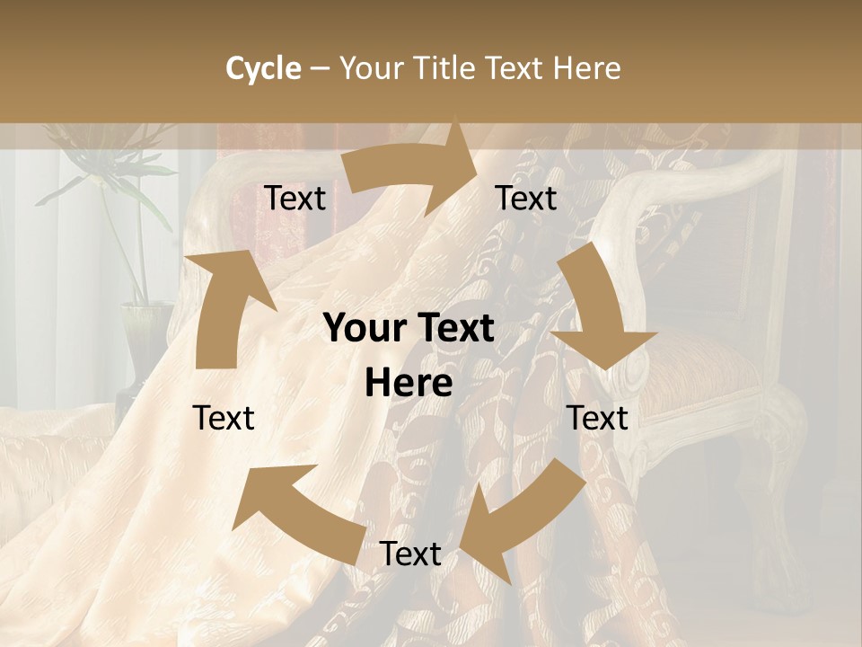 Wrinkled Rough Material PowerPoint Template