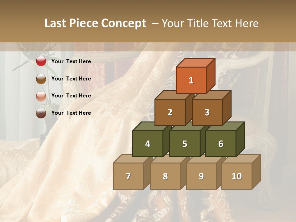 Wrinkled Rough Material PowerPoint Template