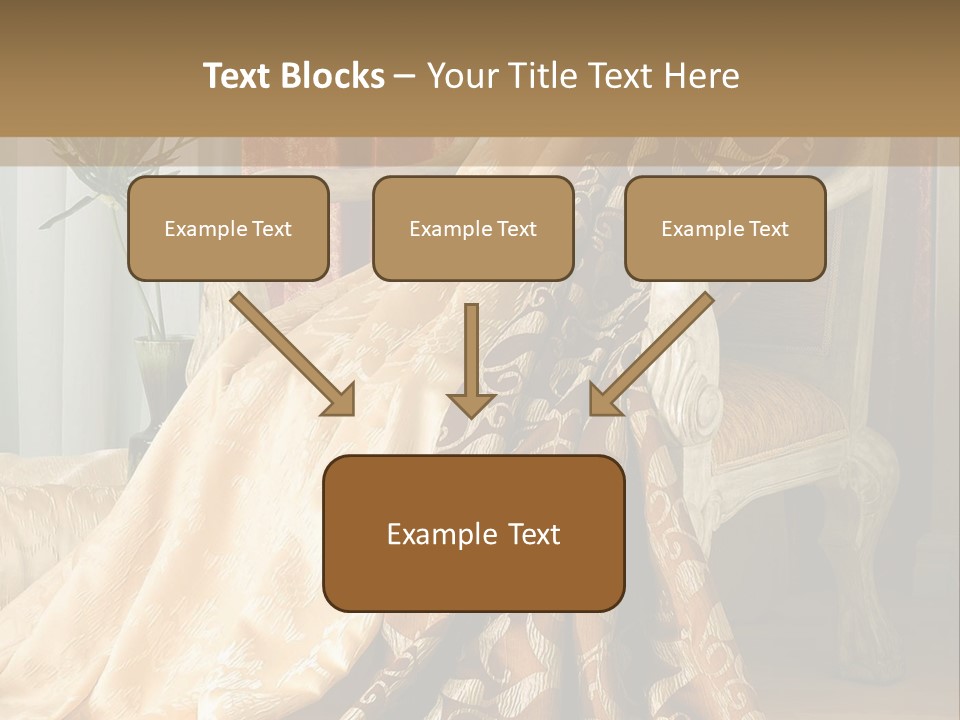 Wrinkled Rough Material PowerPoint Template