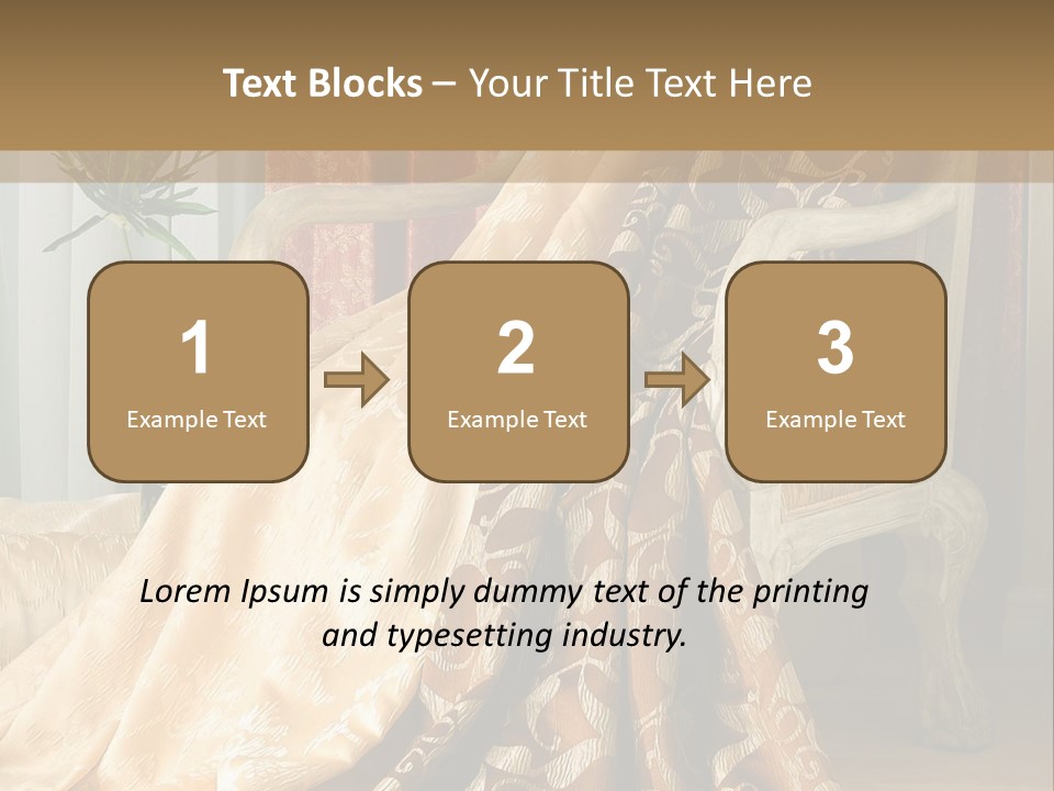 Wrinkled Rough Material PowerPoint Template