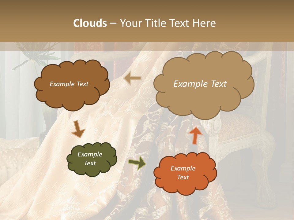 Wrinkled Rough Material PowerPoint Template