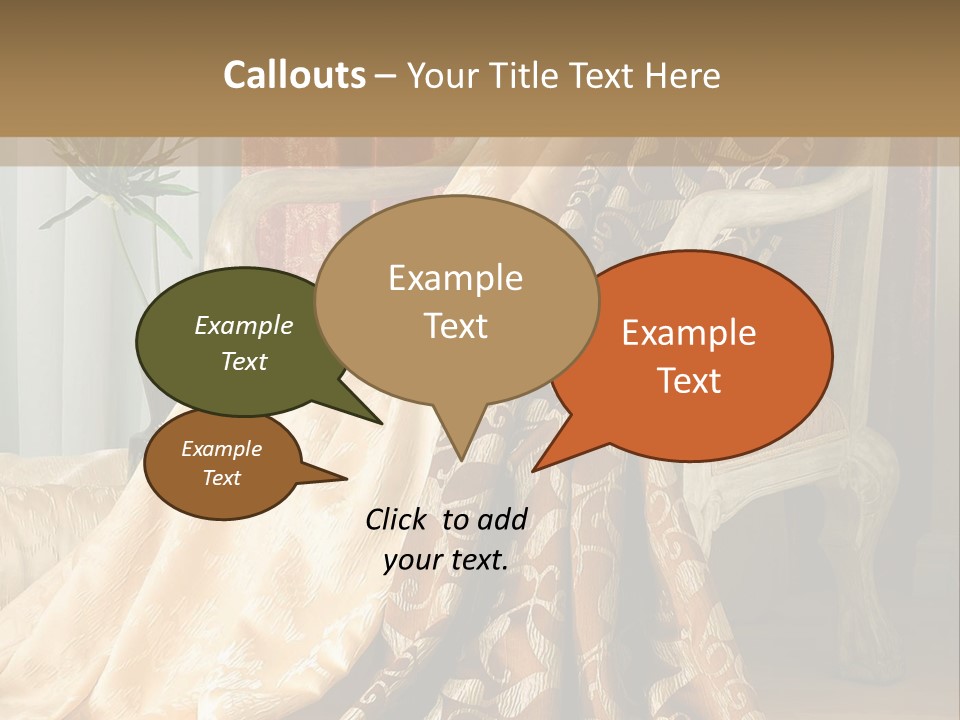 Wrinkled Rough Material PowerPoint Template