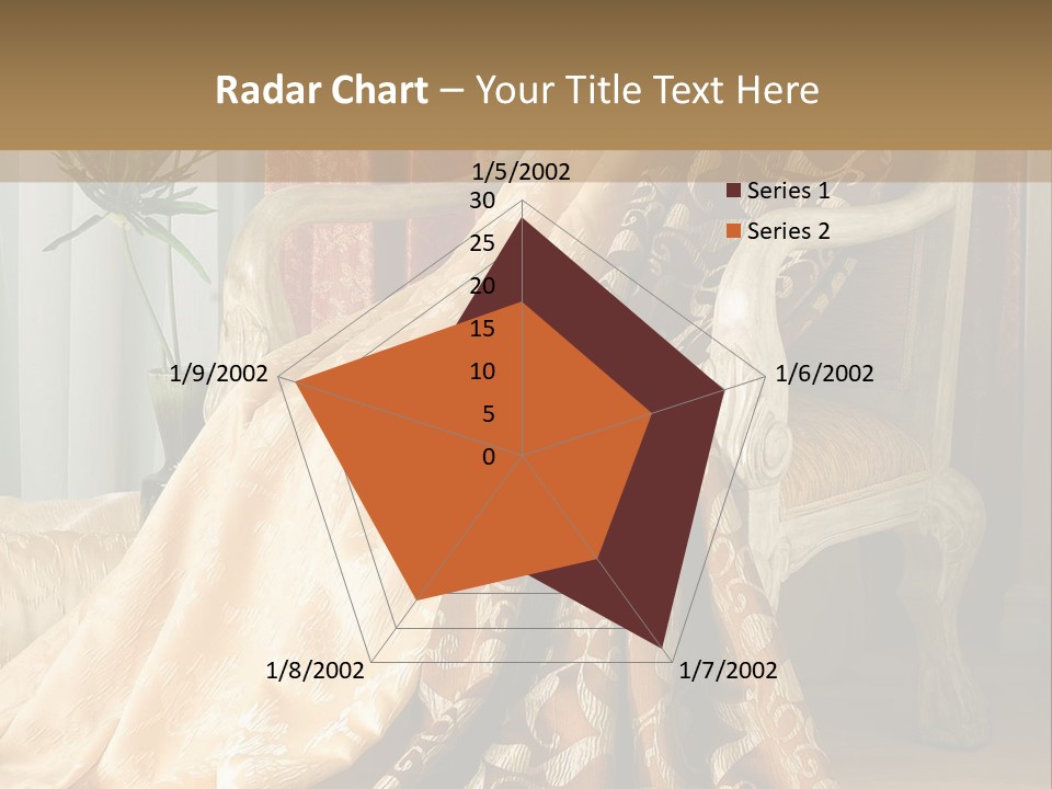 Wrinkled Rough Material PowerPoint Template
