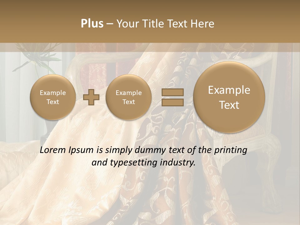 Wrinkled Rough Material PowerPoint Template