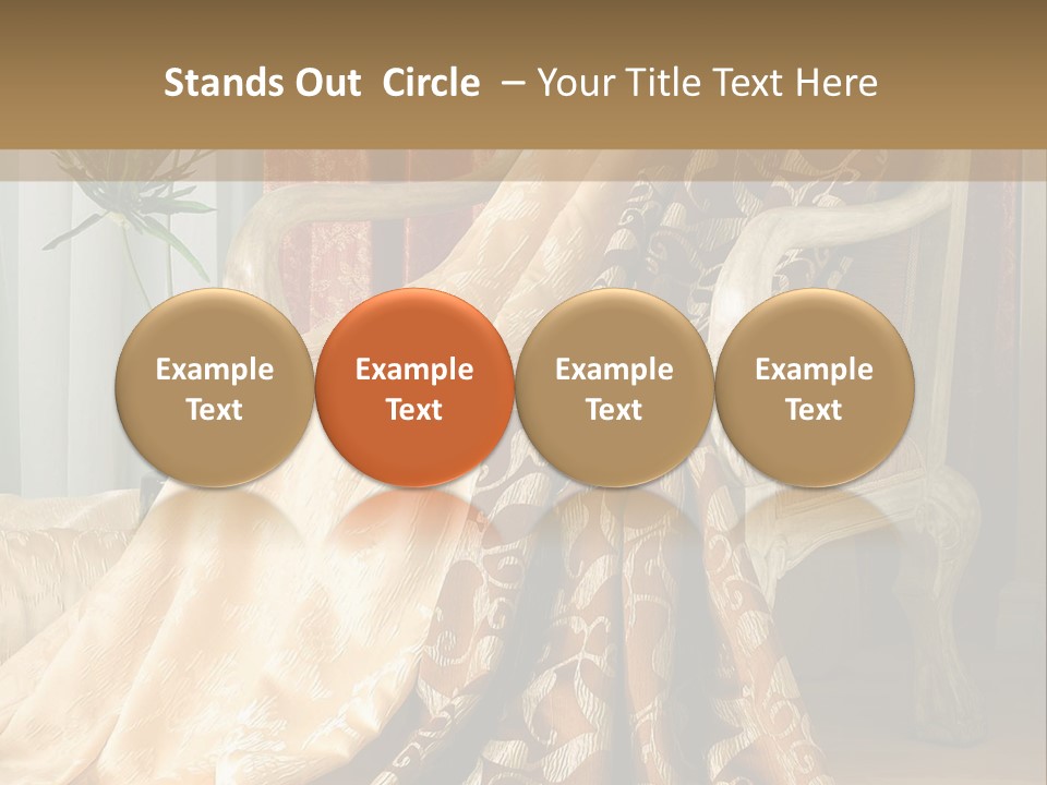 Wrinkled Rough Material PowerPoint Template