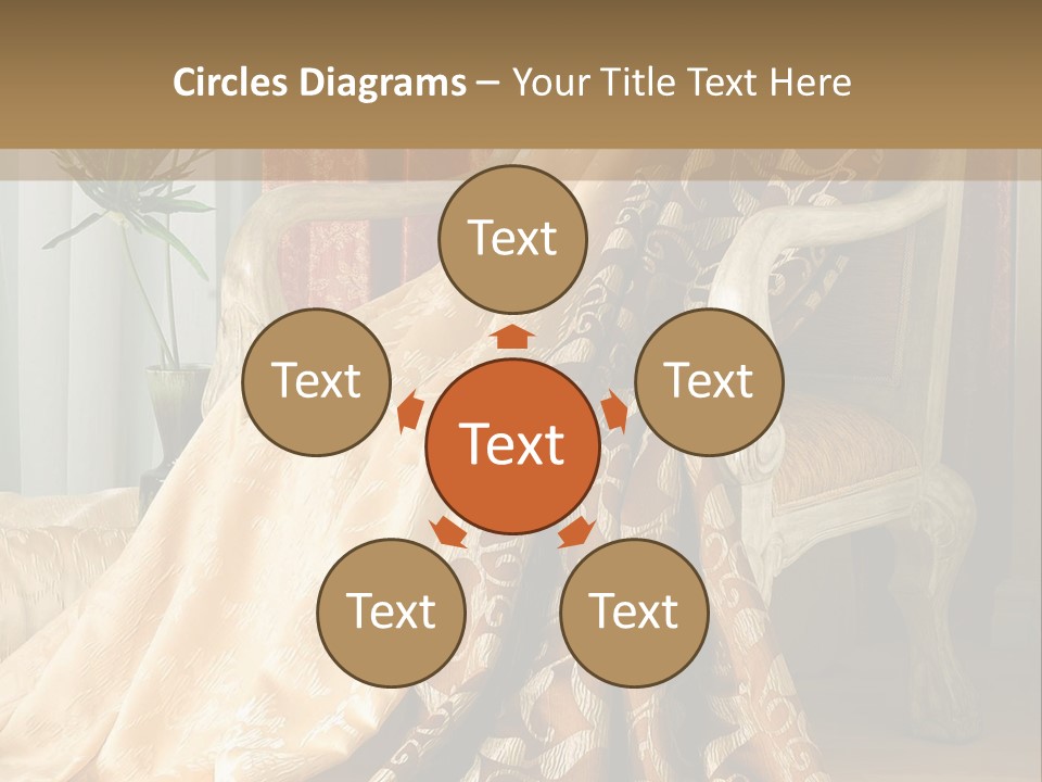 Wrinkled Rough Material PowerPoint Template