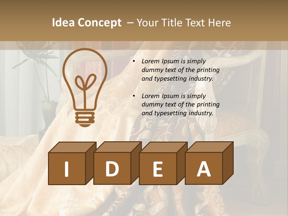 Wrinkled Rough Material PowerPoint Template