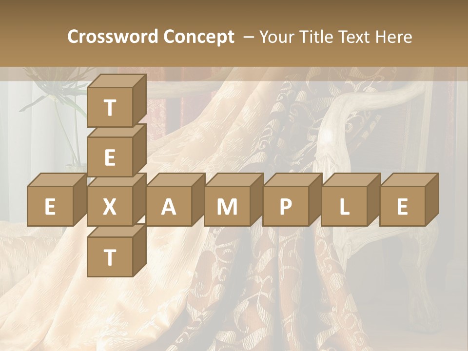 Wrinkled Rough Material PowerPoint Template