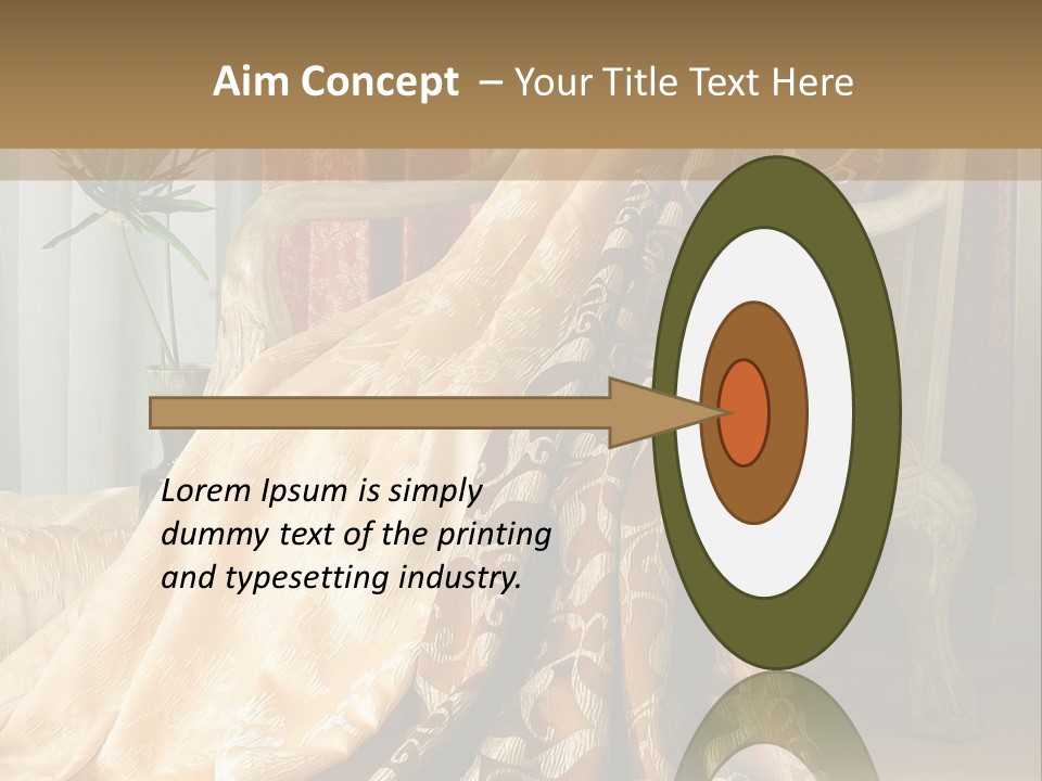 Wrinkled Rough Material PowerPoint Template