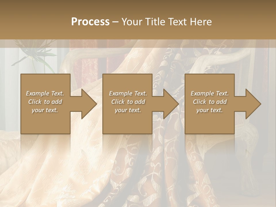 Wrinkled Rough Material PowerPoint Template