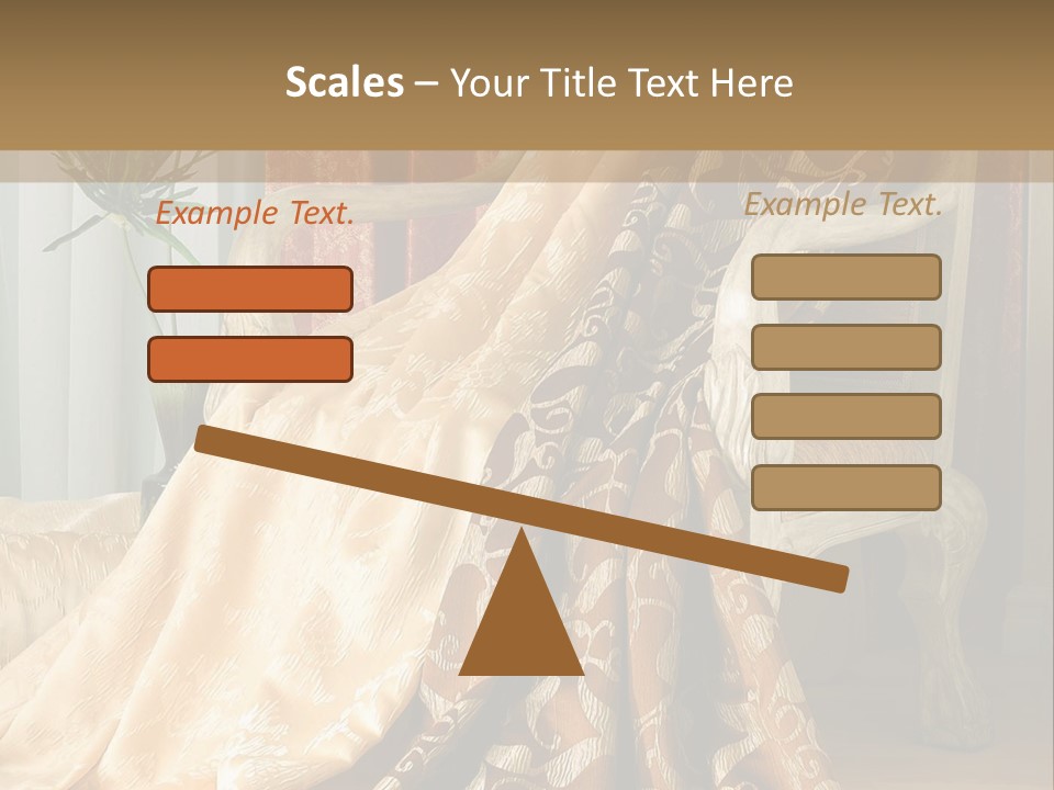 Wrinkled Rough Material PowerPoint Template