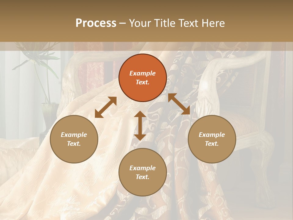 Wrinkled Rough Material PowerPoint Template