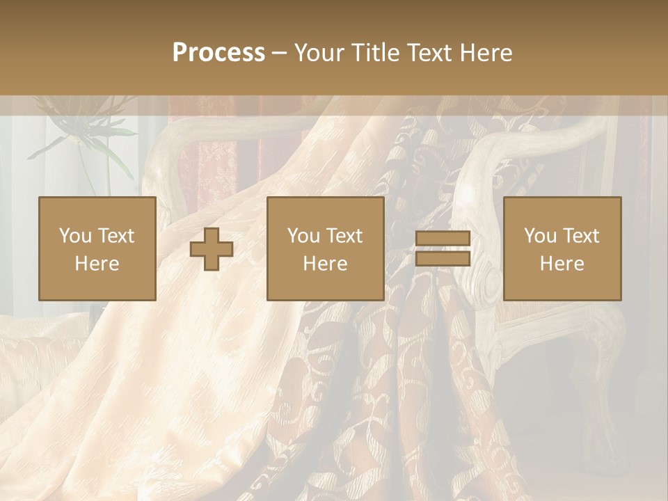 Wrinkled Rough Material PowerPoint Template