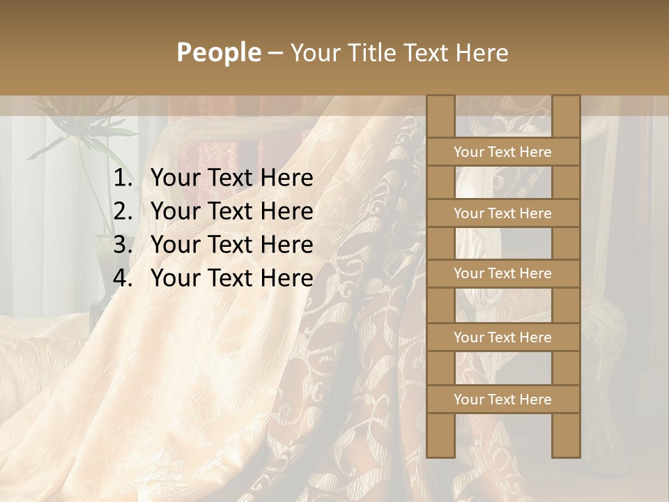 Wrinkled Rough Material PowerPoint Template