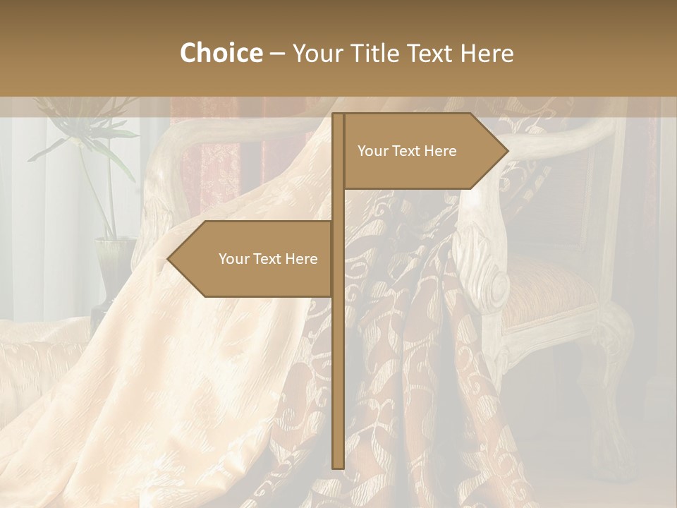 Wrinkled Rough Material PowerPoint Template