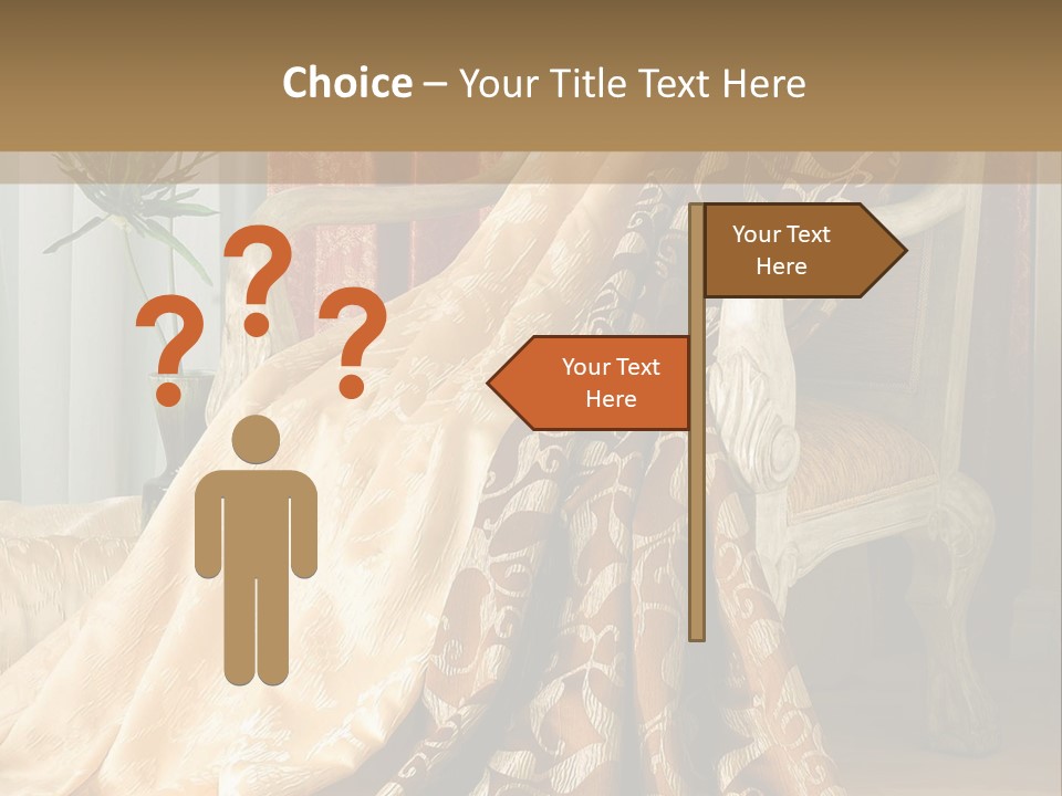 Wrinkled Rough Material PowerPoint Template
