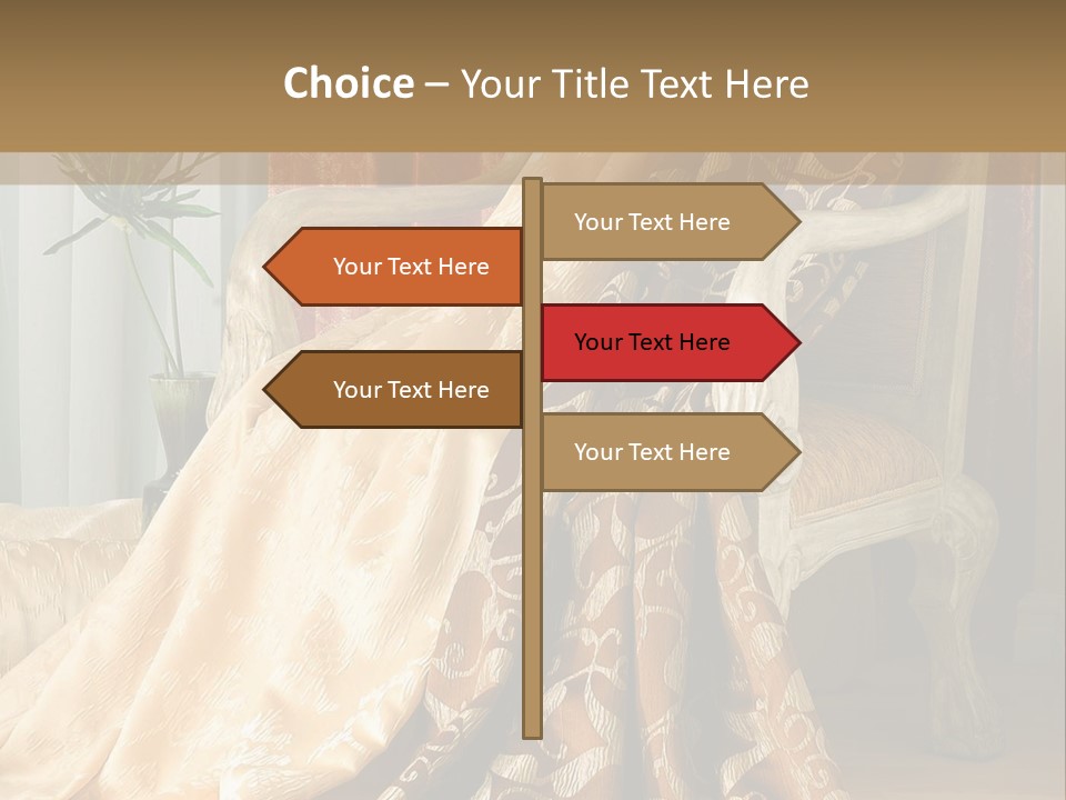 Wrinkled Rough Material PowerPoint Template