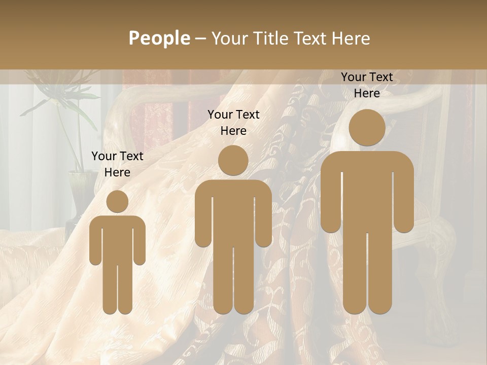 Wrinkled Rough Material PowerPoint Template