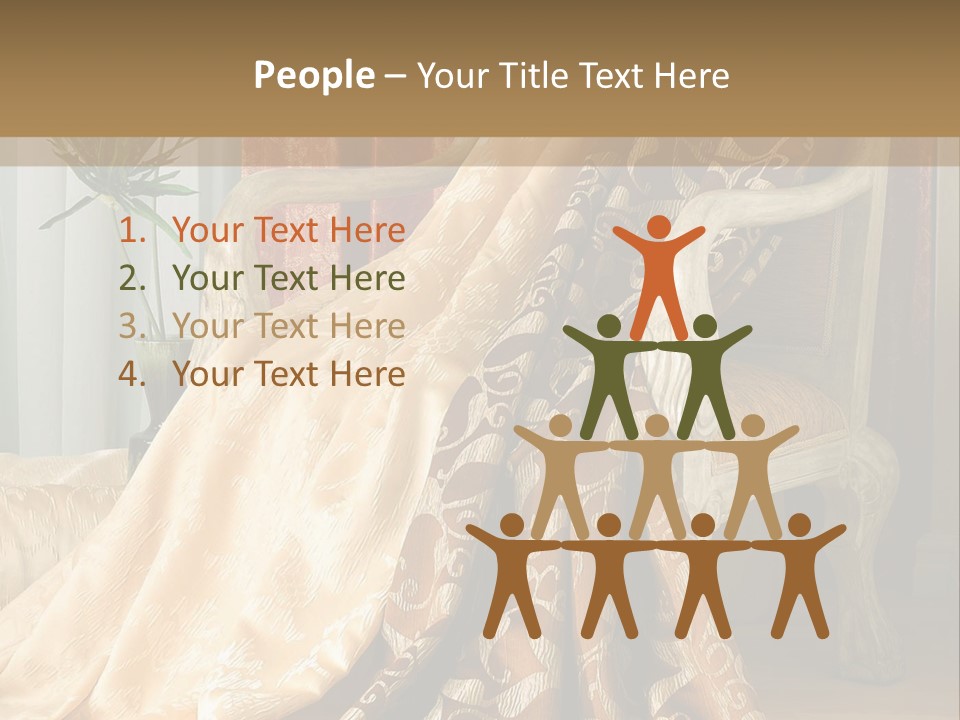 Wrinkled Rough Material PowerPoint Template