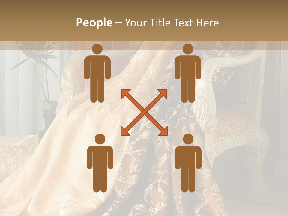 Wrinkled Rough Material PowerPoint Template