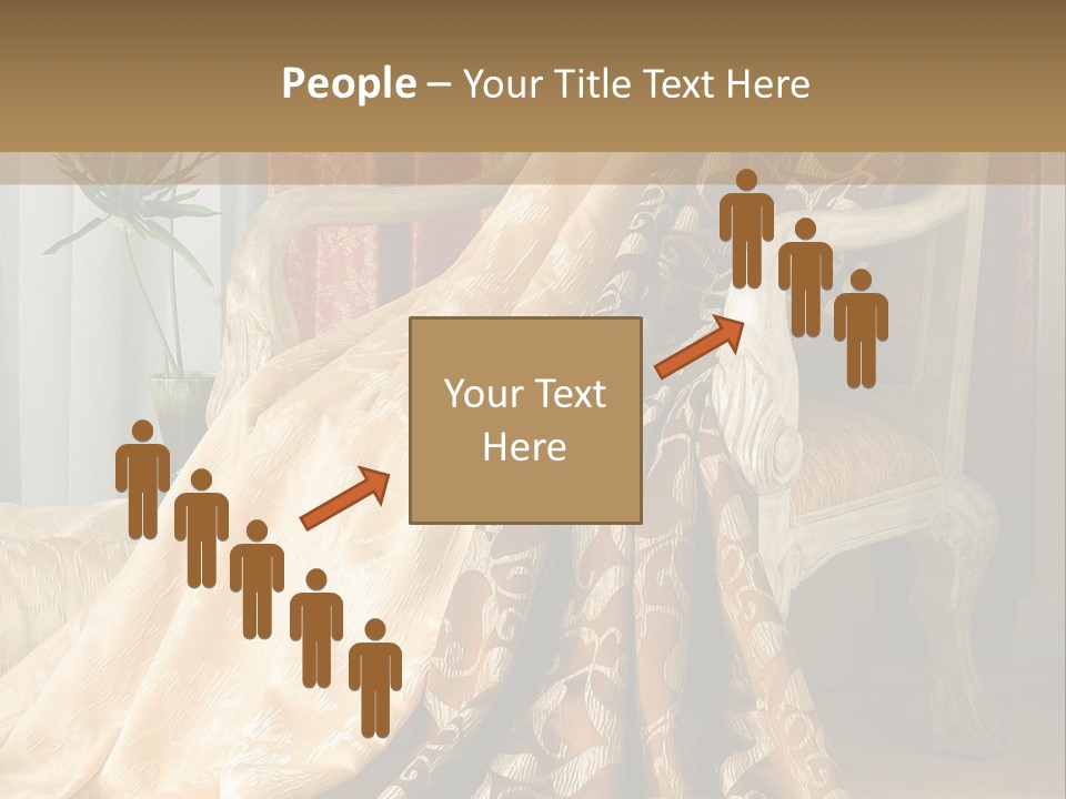 Wrinkled Rough Material PowerPoint Template