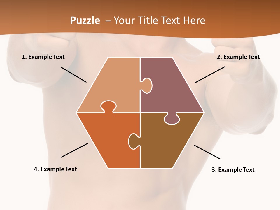 Thumbs Up Topless Fitness PowerPoint Template