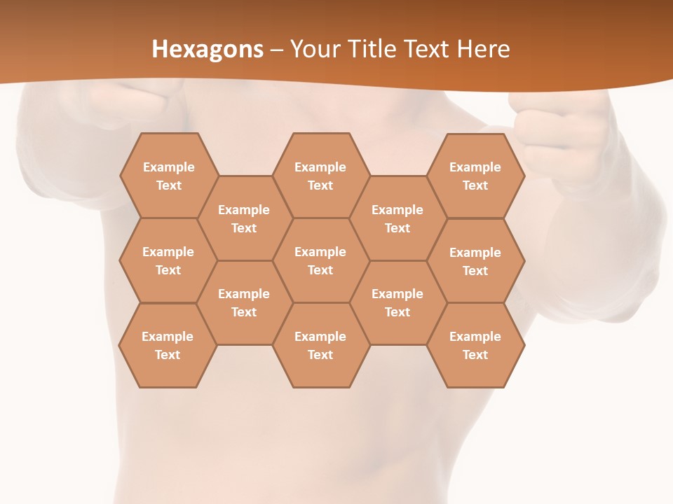 Thumbs Up Topless Fitness PowerPoint Template