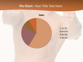 Thumbs Up Topless Fitness PowerPoint Template