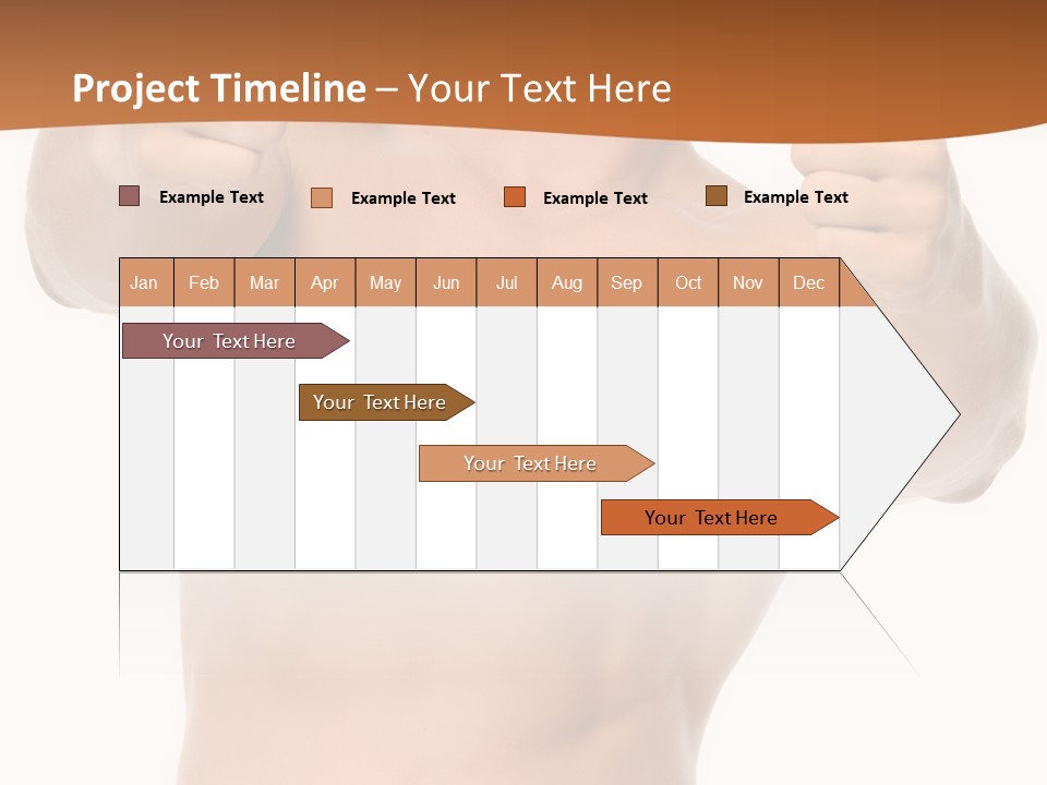 Thumbs Up Topless Fitness PowerPoint Template