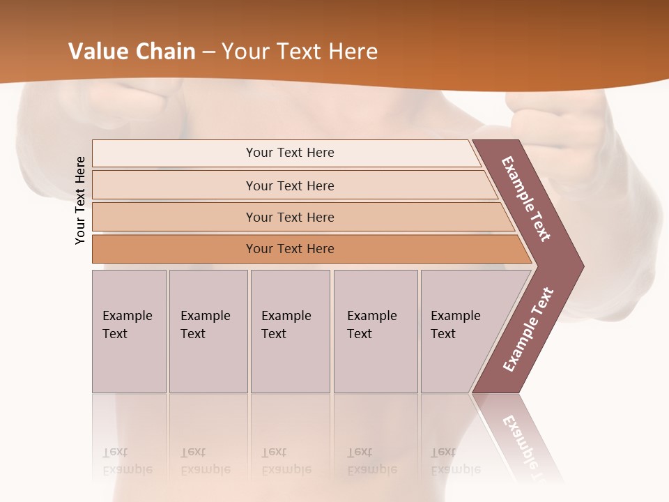 Thumbs Up Topless Fitness PowerPoint Template