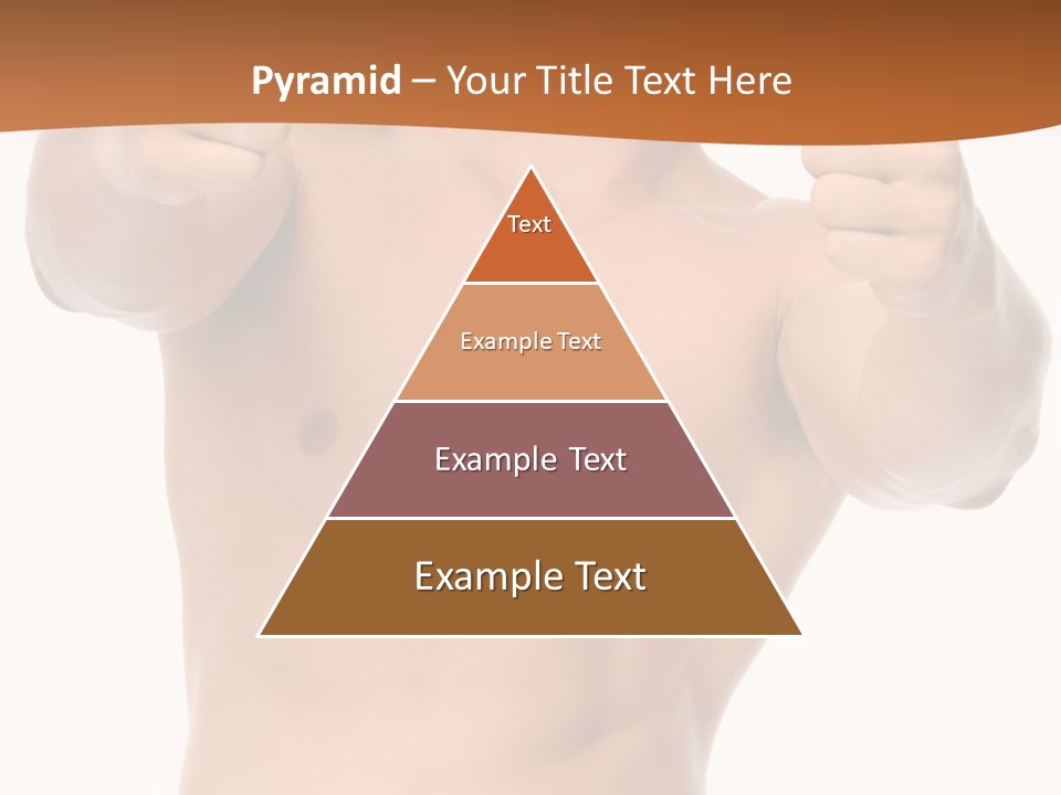 Thumbs Up Topless Fitness PowerPoint Template