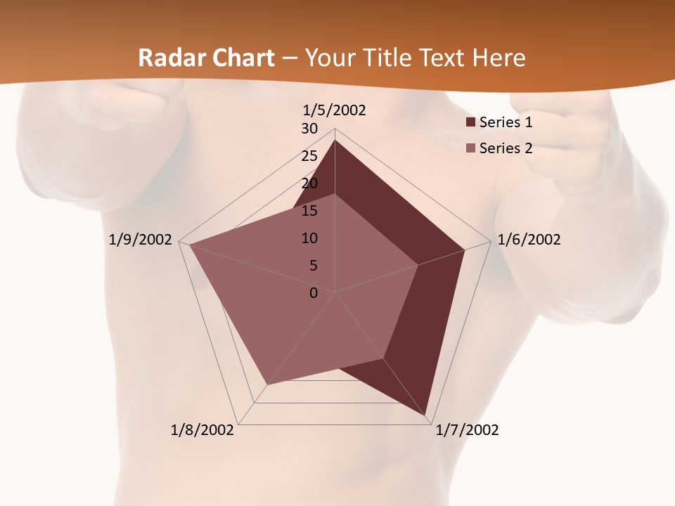 Thumbs Up Topless Fitness PowerPoint Template