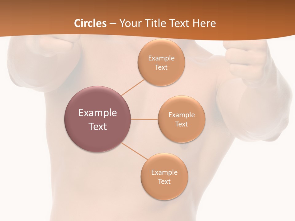 Thumbs Up Topless Fitness PowerPoint Template