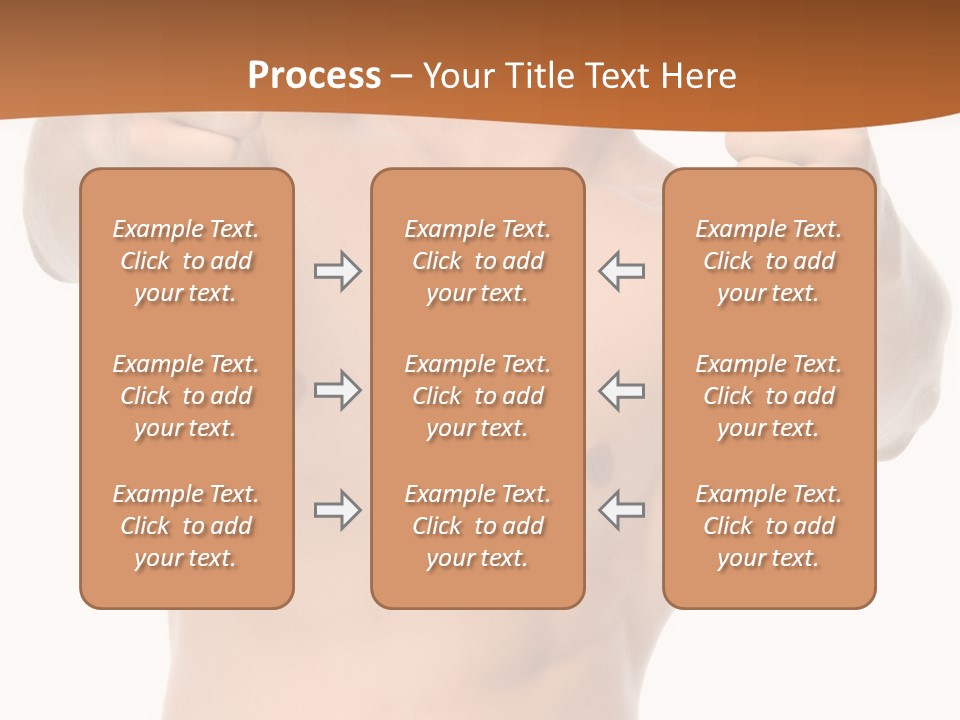 Thumbs Up Topless Fitness PowerPoint Template