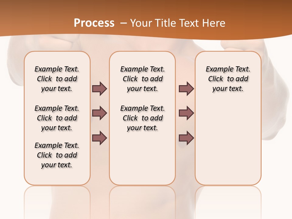 Thumbs Up Topless Fitness PowerPoint Template