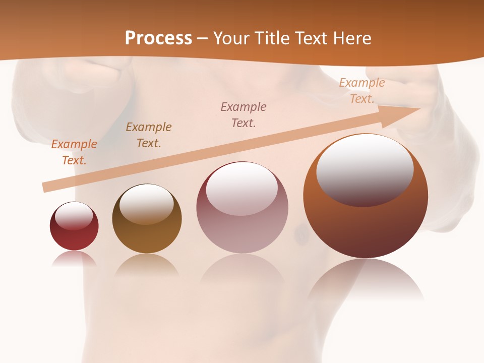 Thumbs Up Topless Fitness PowerPoint Template